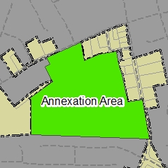 Sample map of annexation